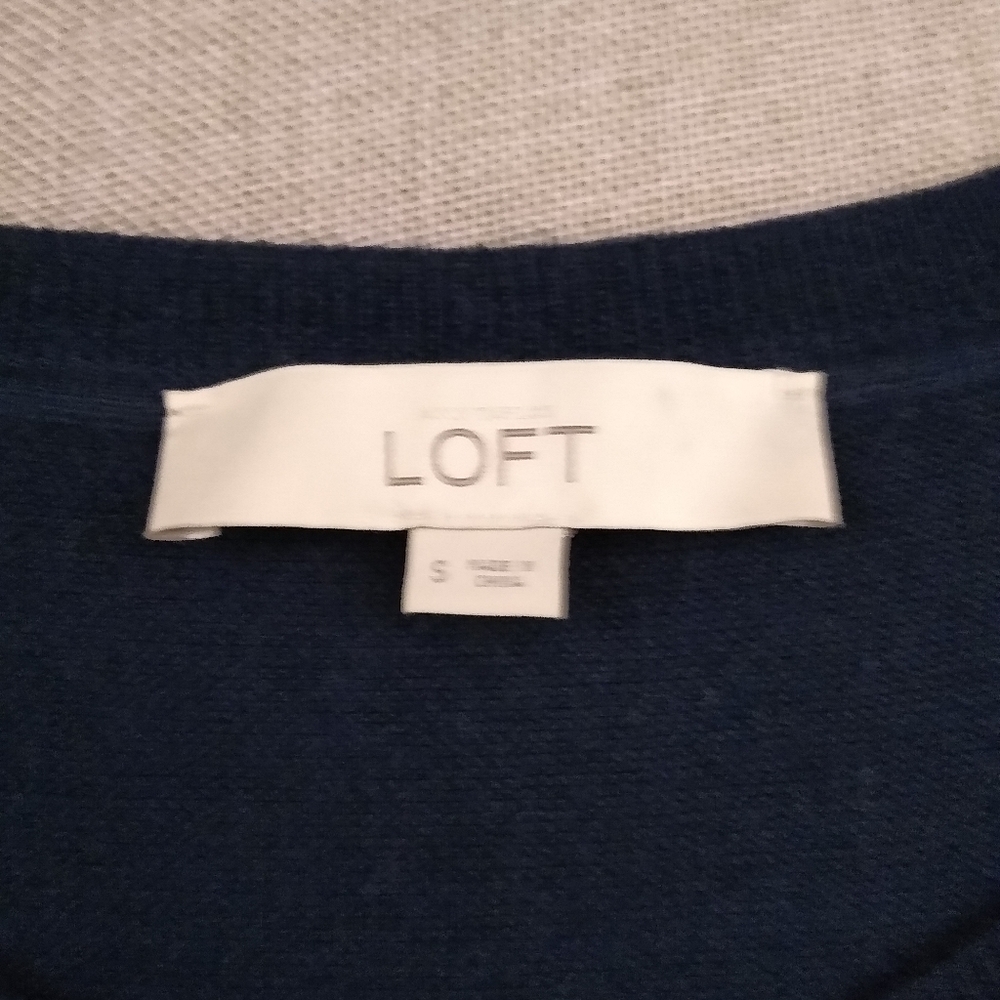 Ann Taylor Blue Jeweled Sweater - Picture 5 of 5